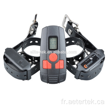 Aetertek AT-211D collier de dressage pour chien à distance 2 récepteurs